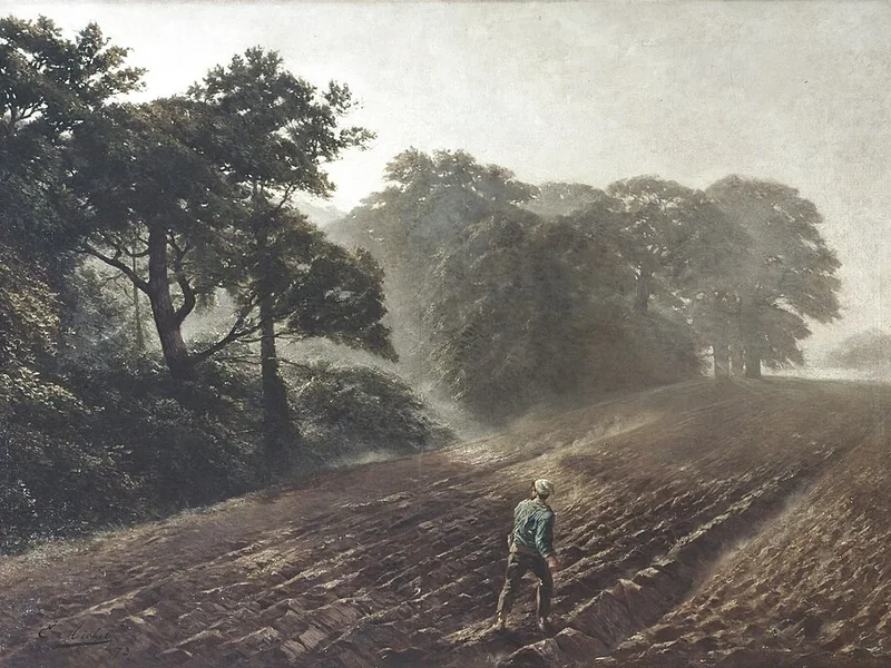 1828-François Émile Michel - Semina autunnale
